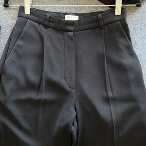 Aritzia Black Cropped Slacks